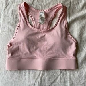 Fabletics sports bra, pink, size medium